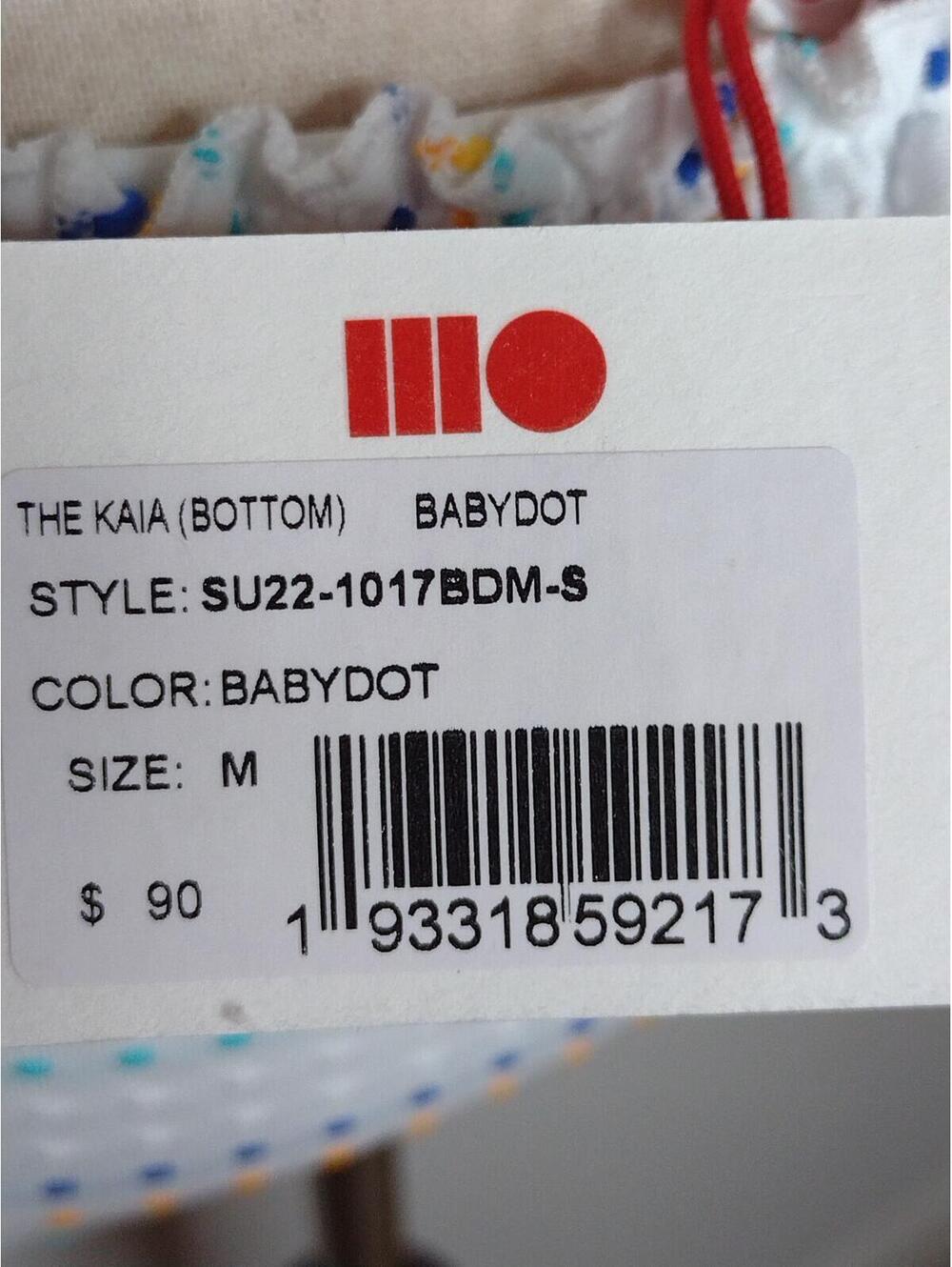 NWT Solid & Striped Women's White Babydot/The Kaia Two Piece Bikini Size Medium - Picture 12 of 14